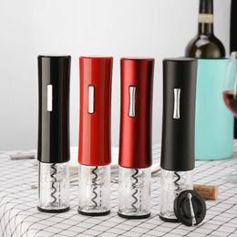 Electric Wine Bottle Opener Professional Corkscrew Automatic Red Wine Opener with Foil Cutter Set Bar Tools Kitchen Accessories 201201