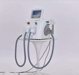 Skin Rejuvenation 1064nm/532nm/1320nm optional 480nm/530nm/640nm 2 in 1 HR OPT ND YAG Tattoo Removal Machine and E-LIGHT/OPT/IPL Carbon Peeling Hair Removal