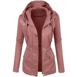 Winter Coat For Women Winter Fashionable Plain Color Short Lapel Motorcycle Leather Blouses Plus Size Leather Blouses Coats LJ201021