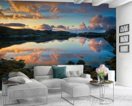 3d Bedroom Wallpaper Romantic Landscape 3d Mural Wallpaper Beautiful Lake Scenery Custom Photo 3d Wallpaper Mural