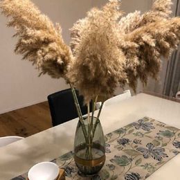 2021 New Year Decoration Pampas Grass Bunch Wedding Pampas Flowers Beautiful for Home Christmas Decor Natural Dried Plants 201130