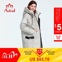 Astrid Winter new arrival down jacket women loose clothing outerwear quality with a hood fashion style winter coat AR-7038 201103