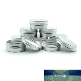 10PCS 15g Aluminium can cosmetic lipstick container cream can nail decoration crafts pot threaded empty Aluminium