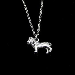 Fashion 23*15mm Lion Pendant Necklace Link Chain For Female Choker Necklace Creative Jewelry party Gift