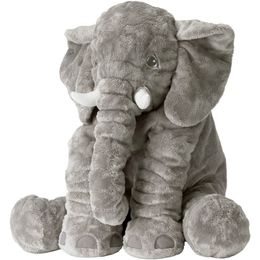 Cartoon 40cm Large Plush Elephant Toy Kids Sleeping Back Cushion stuffed Pillow Doll Baby Birthday Gift for LJ200914