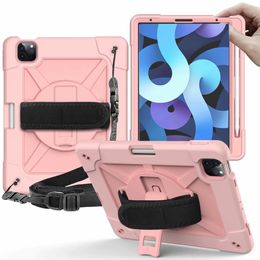 for ipad air 4 10.9 10.2 ipad 7 8 mini 5 9.7 Tab A T290 T500 T510 Defender shockproof Robot Case military Extreme Heavy Duty silicone cover