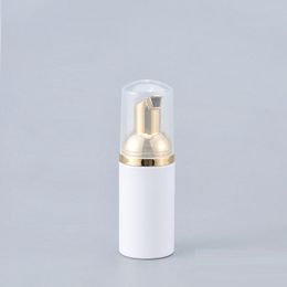 24 X 30ml 50ml 80ml White Liquid Soap Foam Bottle Gold Foaming Dispenser Pump Container