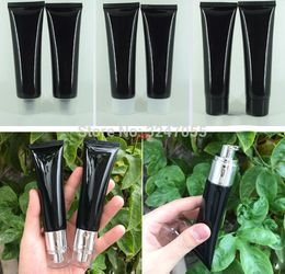 50ml/g 20/50pcs Black Empty Cosmetic Hand Cream Packing Tube, Plastic Hose Soft Tube,Empty Face Srorage Containerhigh qualtit