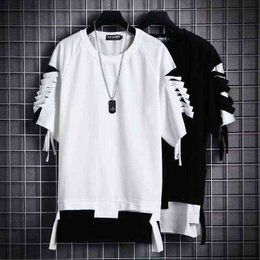 Harajuku Tshirt Short Sleeve Tops Tee Men Hip Hop T Shirt Streetwear Funny Letter Print T-Shirt Summer 2020 Skateboard Shirt G1222