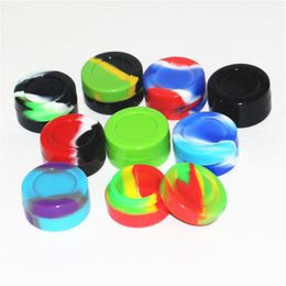 7ml Silicone Dab Oil Containers for Ecig atomizer silicone box jars wax container dabber tools quartz banger glass rigs DHL