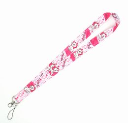 Cell Phone Straps & Charms 20pcs Cartoon Anime Neck Straps Lanyard ID Badge Holder Rope Keys Chain Key rings Cosplay Accessories girl love #28