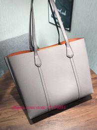 new women real leather shopping bag supper market bag big room