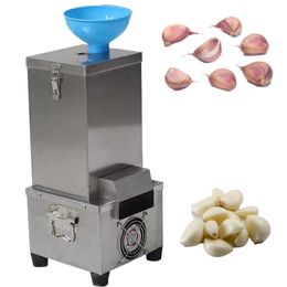 25kg/hSale Best Commercial Small Electric Automatic Stainless Steel Dry Garlic Peeler Skin Peeling Machine 220v/110v