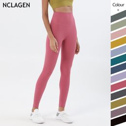 NCLAGEN Sport Leggings Women High Waist Professional Fitness Yoga Pants Squat Proof Tummy Control Workout Gym Running Tights 201202