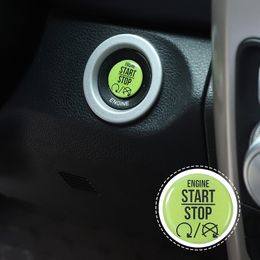 Glue Engine Start/Stop Switch Botton Cover Trim For Dodge Ram 1500 2010-2020 Green Interior Accessories