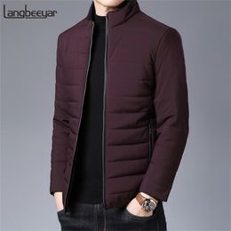 Thick Winter Fashion Brand Jackets Men Parka Streetwear Korean Quilted Jacket Puffer Bubble Coats Mens Clothing LJ201215