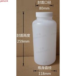 free shipping 2000ml 2pcs/lot white plastic (HDPE) medicine packing bottle,capsule bottle with inner caphigh qualtity