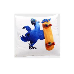 Heat Printing white Sublimation Pillowcases 45*45cm DIY Blank Pillowcase Pillow Cover for Heat Transfer Sofa Pillow Cases