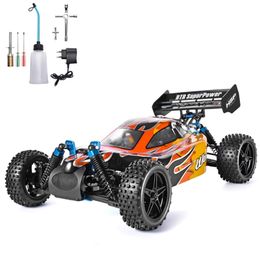 HSP RC Car 1:10 Scale 4wd Two Speed Off Road Buggy Nitro Gas Power Remote Control 94106 Warhead High Hobby Toys 220119