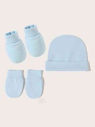 Baby Solid Hat & Gloves & Socks SHE