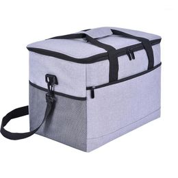 Storage Bags 17/33L Waterproof Insulation Bag Large Car Cooler Organizer For Travel Camping Cooling Tote Water Drink Fruit Fresh-keeping