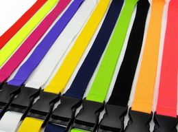 2020 New Hot 10pcs Fashion Clothing Sport Lanyard Detachable Neck Strap Lanyard for Keyring Key Chains Cellphone Card