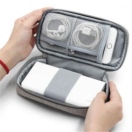 Storage Bags Travel Organizer For Headphones Power Bank Bag Digital Zipper Accessories Cable USB Mi Romoss 10000/20000