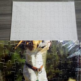 regalos de vuelta niños Rebajas A5 A4 Forma de corazón DIY Sublimación Puzzles en blanco Puzzle Jigsaw Heat Themal Transferencia Impresión Puzzle Regalo de retorno local para niños Juguetes H11905