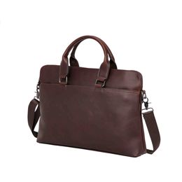 Designer Men's Briefcase Business Bag Casual Messenger Leather Retro Handbags Travel Bags Women Shoulder Bag