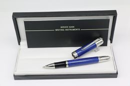 Great writer Jules Verne limited edition Blue Black Red ocean Roller Fountain pen writing stationery with On Number 14873 18500