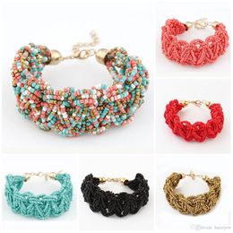 Bohemian Bead Bracelets Retro Women Multicolor Fashion Jewelry Bohemia Bead Charm Bracelet
