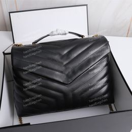 Crossbody Designer Bags Handbags Purses Shoulder Luxury Womens Messenger Pochette real Leather quilted Clutch lady tote chain