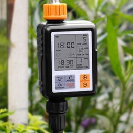 Automatic Electronic Water Timer LCD Screen Sprinkler Controller Outdoor Garden Solenoid Valve Timer Watering Device Irrigation Y200106