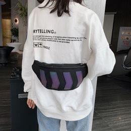 Women's waist bag whole custom messenger chest bag girls sports portable one-shoulder oblique purse slung belt bags272o