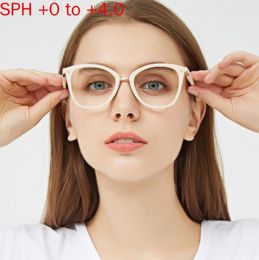 Gafas de sol Mujeres Redondo Multi-Focus Gafas Hombres Lentes Bifocales de Alta Calidad Anti-Blue Presbyopia Metal Marco con Box1