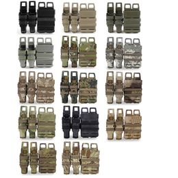 Tactical Airsoft Vest Accessory Box Holster Set Molle Mag Clip Fast Mag Magazine Pouch NO06-104