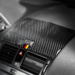 Interior Carbon Fibre Car Sticker Car Navigation Panel Decal Trim Cover for Mercedes W204 C Class 2007-2010 Auto Accessories247J