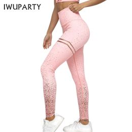 Sexy gold Printing Sport Leggings Women Athleisure High Waist Gym Fitness Leggins Mujer Push up Compression Skinny Pants Booty LJ201006