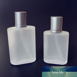 10pcs 30ML Square Frosted Glass Spray Perfume Packaging Bottle Refillable Perfume Atomizer Travel Cosmetic Bottle