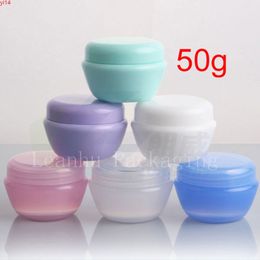 50G Cream Plastic Makeup PP jar containers ,Empty Cosmetic Container,Small Nail Art Cans,MINI Jar1.7oz plastic DIY jarshigh qualtity