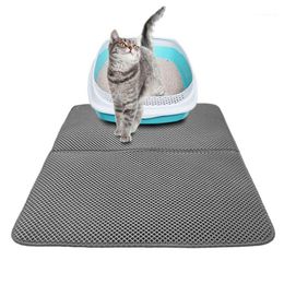 Cat Beds & Furniture Double-Layer Honeycomb Litter Mat Waterproof Pet EVA Trapping Pets Pad Bottom Non-slip Pet1