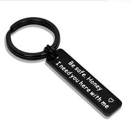I need you here with me For Couples Unisex Men Women Gift Keychain Metal Charm Accessory Jewelry Gifts