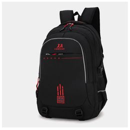 New Waterproof Men's Backpack Oxford Cloth Material Casual Outdoor Student Computer Bag Multi-function Large Capacity Design