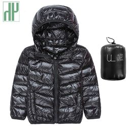 HH Children's Outerwear cheap Boy and Girl Winter Hooded Coat parka warm teenage jackets 2 6 8 10 12 14 years kids down jacket LJ201125