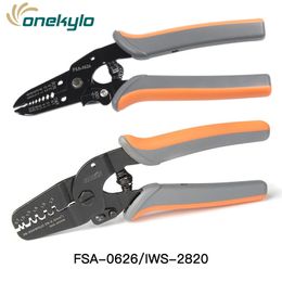 Mini Micro Open Barrel Crimper Tools IWS-2820 for Crimping 28-20AWG JAM, Molex, Tyco, JST Terminals wire stripper plier Y200321