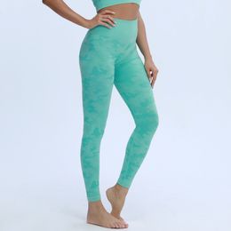 Nepoagym Women New Colors Camo Seamless Leggings High Waist Booty Scrunch Leggings Compression Yoga Pants 201202