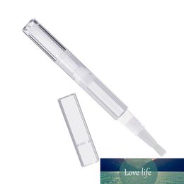 3ml Refillable Empty Transparent Twist Pen Cosmetic Container with Brush for Lip Gloss nail Nutrient oil Tube