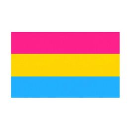 Omnisexual LGBT pride pansexual Flag 3x5 feet Double Stitched High Quality Factory Directly Supply Polyester with Brass Grommets
