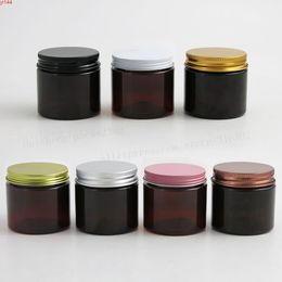 24 x Travell 60g Amber Pet Cream Cosmetic Containers Jar, 60cc 2oz Brown Make up Bottlesgood qualtity