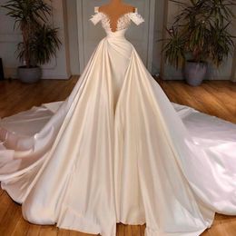 off shoulder lace deep v neck wedding dresses plus size beaded wedding gowns ruched customise robe de marie